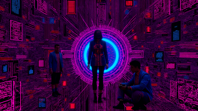 A digital concept of AI Agents, placed inside a neural network – helping do all kinds of tasks